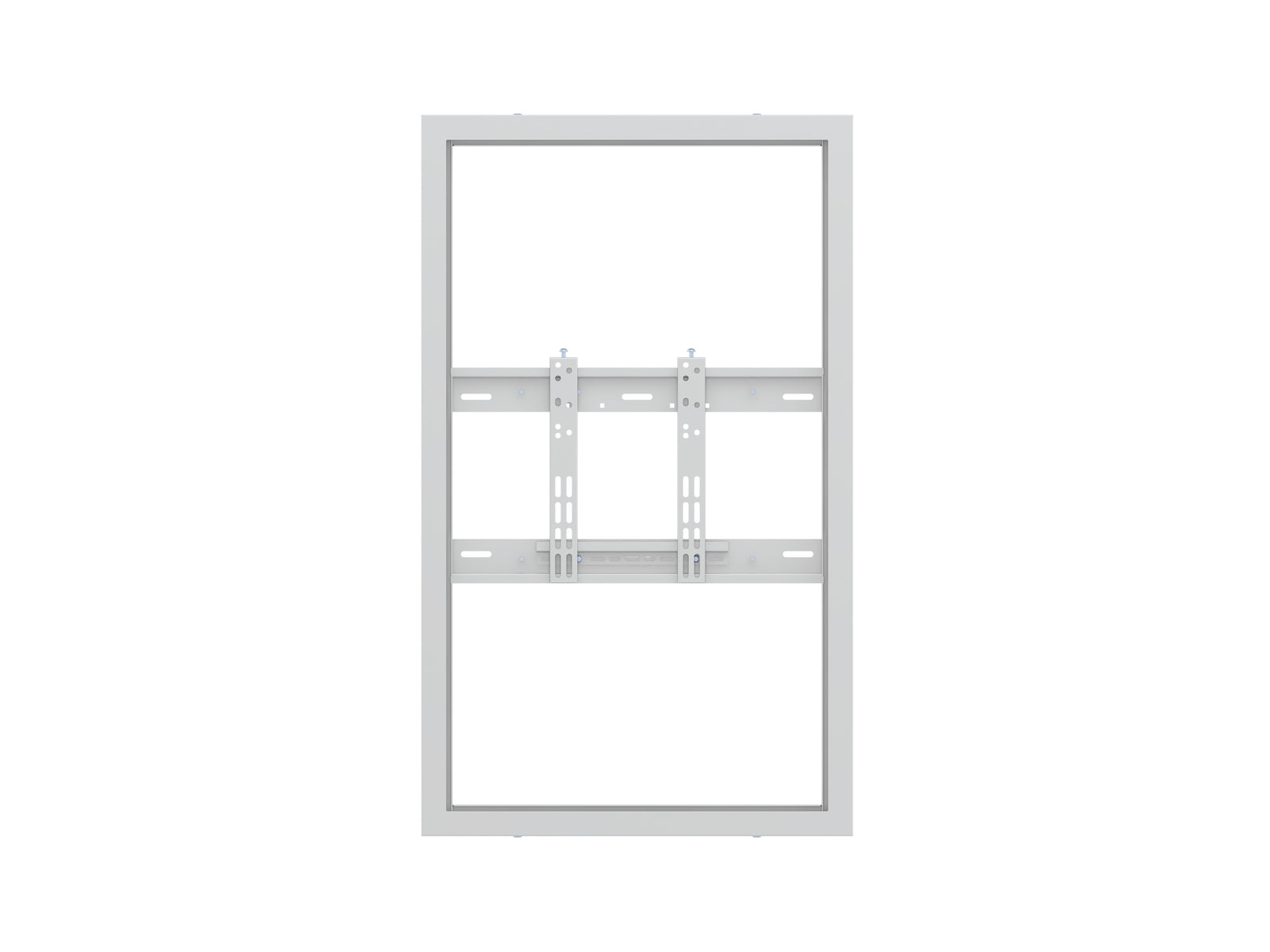 Multibrackets M Pro Series Enclosure 43" Wall Slim Small White Signage Display Enclosures Multibrackets