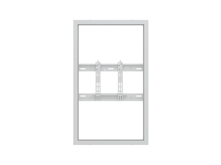Multibrackets M Pro Series Enclosure 43" Wall Slim Small White Signage Display Enclosures Multibrackets
