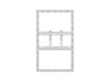 Multibrackets M Pro Series Enclosure 43" Wall Slim Small White Signage Display Enclosures Multibrackets