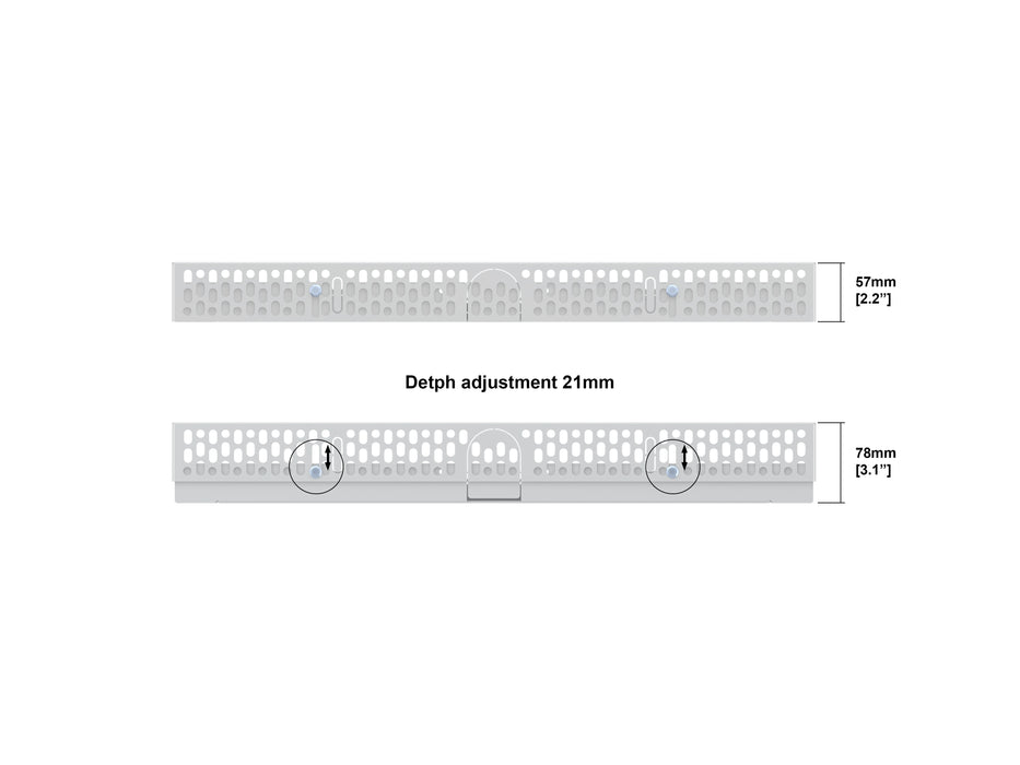 Multibrackets M Pro Series Enclosure 43" Wall Slim Small White Signage Display Enclosures Multibrackets