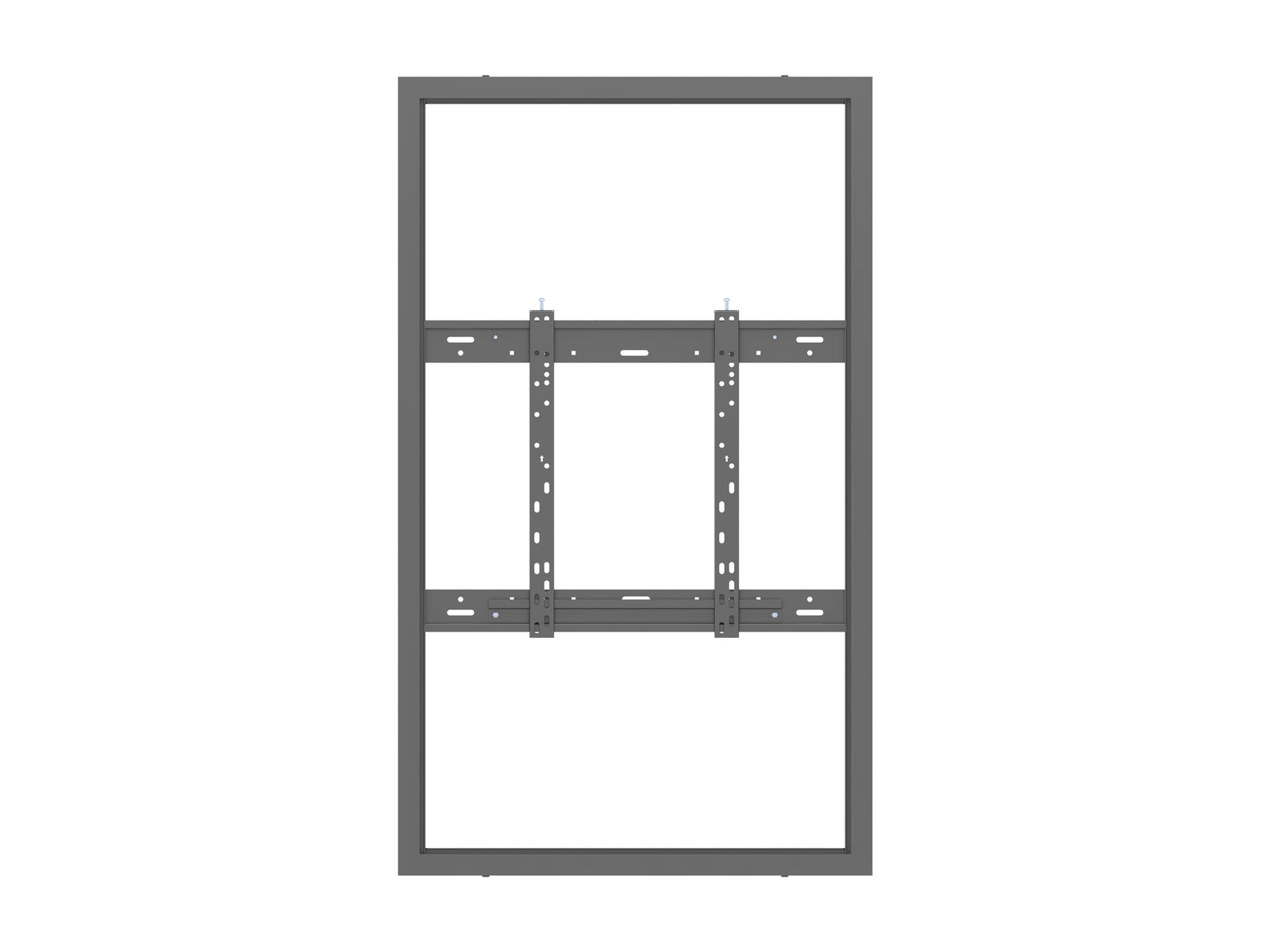 Multibrackets M Pro Series Enclosure 55" Wall Slim Medium Black Signage Display Enclosures Multibrackets