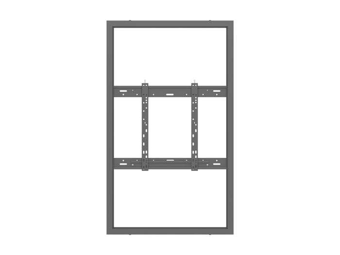 Multibrackets M Pro Series Enclosure 55" Wall Slim Medium Black Signage Display Enclosures Multibrackets