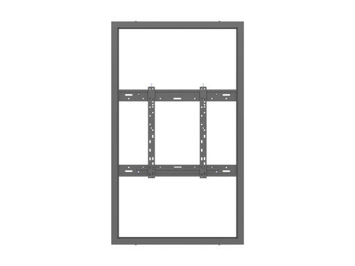 Multibrackets M Pro Series Enclosure 55" Wall Slim Medium Black Signage Display Enclosures Multibrackets