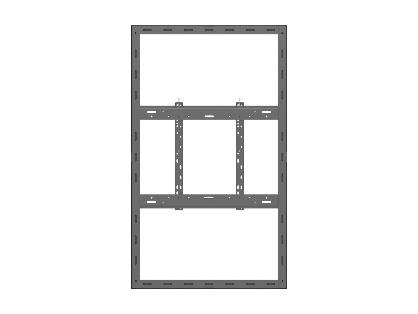 Multibrackets M Pro Series Enclosure 55" Wall Slim Medium Black Signage Display Enclosures Multibrackets