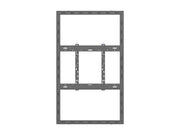 Multibrackets M Pro Series Enclosure 55" Wall Slim Medium Black Signage Display Enclosures Multibrackets