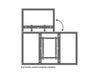Multibrackets M Pro Series Enclosure 55" Wall Slim Medium Black Signage Display Enclosures Multibrackets