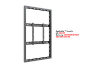 Multibrackets M Pro Series Enclosure 55" Wall Slim Medium Black Signage Display Enclosures Multibrackets