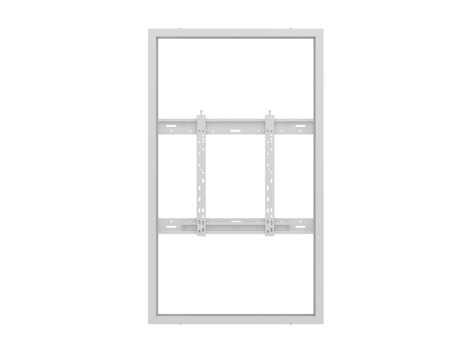 Multibrackets M Pro Series Enclosure 55" Wall Slim Medium White Signage Display Enclosures Multibrackets