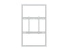 Multibrackets M Pro Series Enclosure 55" Wall Slim Medium White Signage Display Enclosures Multibrackets