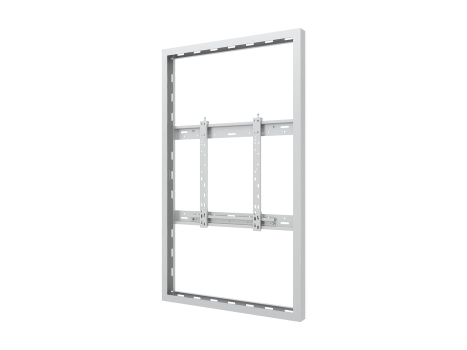 Multibrackets M Pro Series Enclosure 55" Wall Slim Medium White Signage Display Enclosures Multibrackets