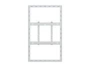 Multibrackets M Pro Series Enclosure 55" Wall Slim Medium White Signage Display Enclosures Multibrackets