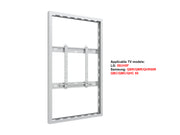 Multibrackets M Pro Series Enclosure 55" Wall Slim Medium White Signage Display Enclosures Multibrackets