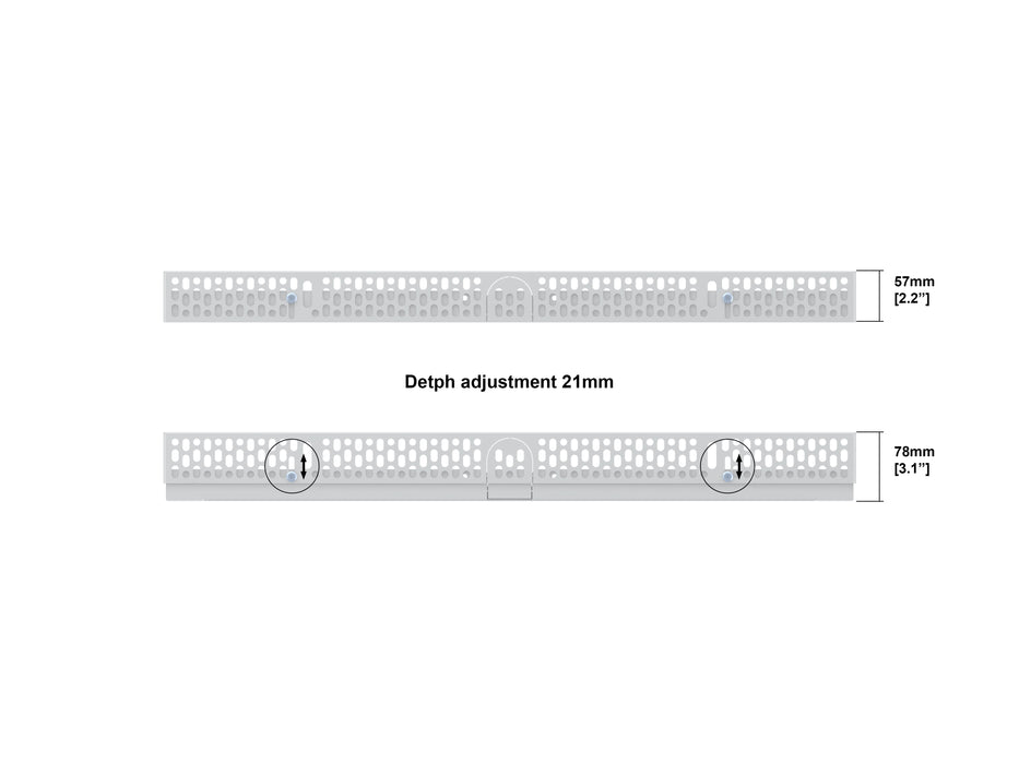 Multibrackets M Pro Series Enclosure 55" Wall Slim Medium White Signage Display Enclosures Multibrackets