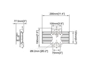 Multibrackets MBW1U Tilt M Wallmount Pro - (75/100) Wall Mount Bracket Multibrackets