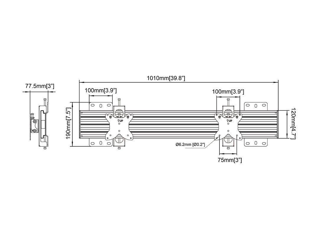 Multibrackets MBW2U Tilt M Wallmount Pro - (27"-32") Wall Mount Bracket Multibrackets