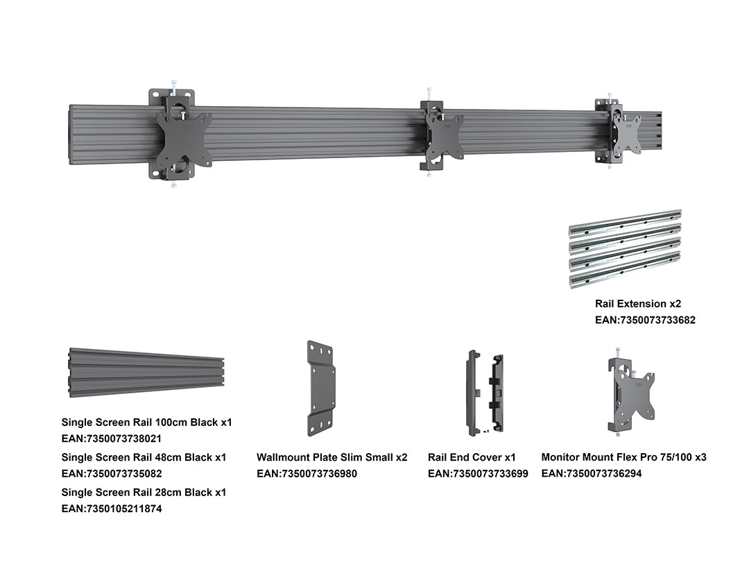 Multibrackets MBW3U Tilt M Wallmount Pro - (27"-32") Wall Mount Bracket Multibrackets
