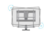 Multibrackets M Pull Down Full Motion Flexarm TV Wall Mount - 42" to 65" Screen Wall Mount Bracket Multibrackets
