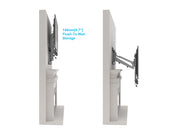 Multibrackets M Pull Down Full Motion Flexarm TV Wall Mount - 42" to 65" Screen Wall Mount Bracket Multibrackets