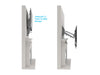 Multibrackets M Pull Down Full Motion Flexarm TV Wall Mount - 42" to 65" Screen Wall Mount Bracket Multibrackets
