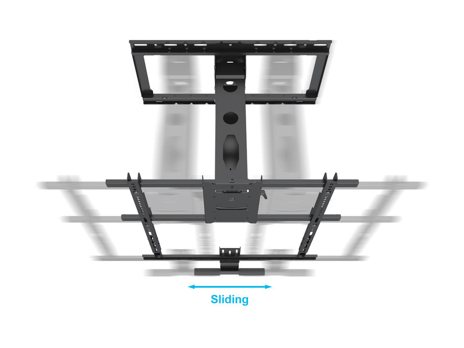 Multibrackets M Pull Down Full Motion Flexarm TV Wall Mount - 42" to 65" Screen Wall Mount Bracket Multibrackets