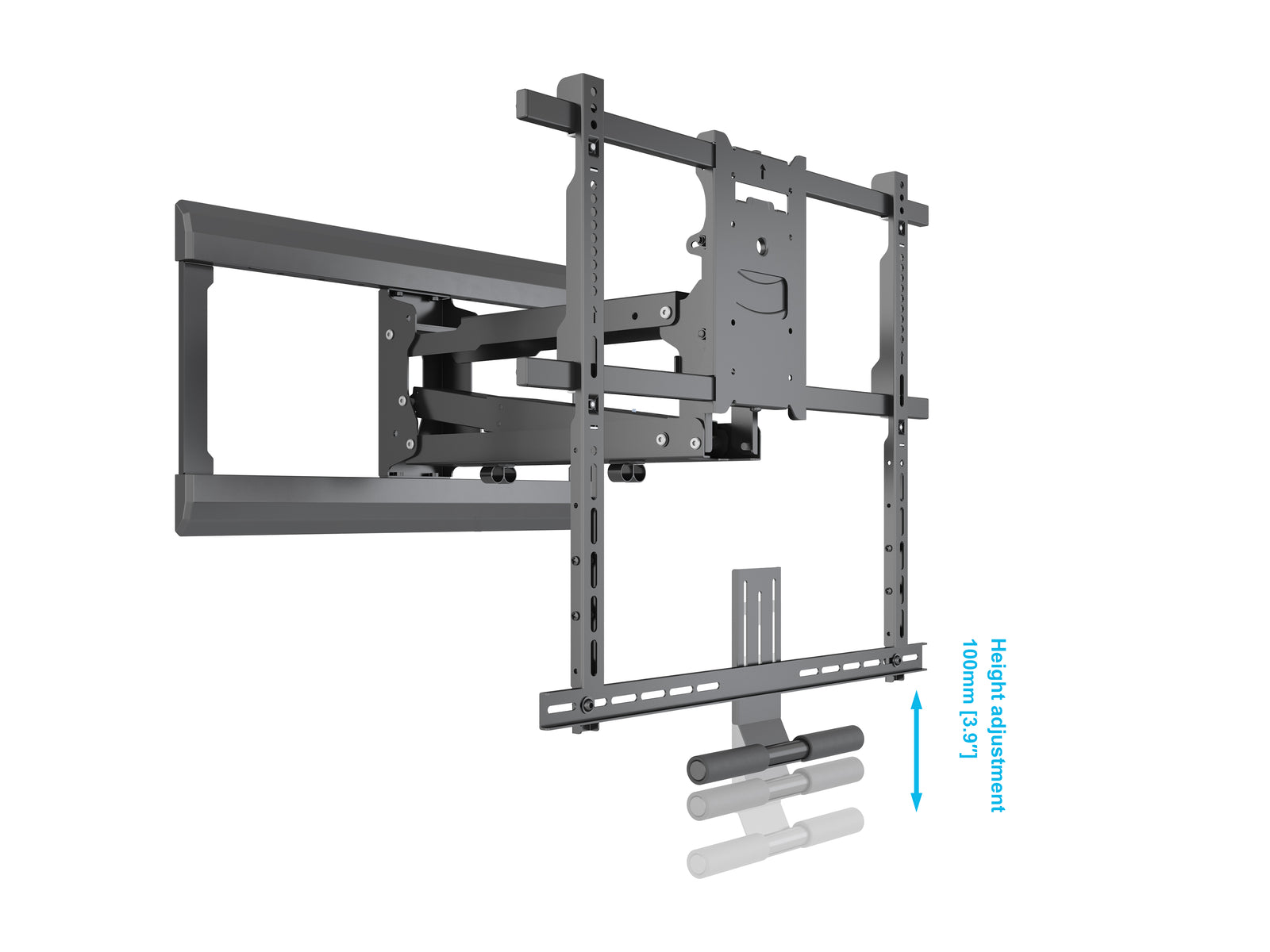 Multibrackets M Pull Down Full Motion Flexarm TV Wall Mount - 42" to 65" Screen Wall Mount Bracket Multibrackets