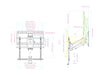 Multibrackets M Pull Down Full Motion Flexarm TV Wall Mount - 42" to 65" Screen Wall Mount Bracket Multibrackets