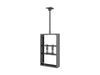 Multibrackets M Pro Series Enclosure 43" Ceilingmount Small B2B Black Signage Display Enclosures Multibrackets