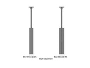 Multibrackets M Pro Series Enclosure 43" Ceilingmount Small B2B Black Signage Display Enclosures Multibrackets