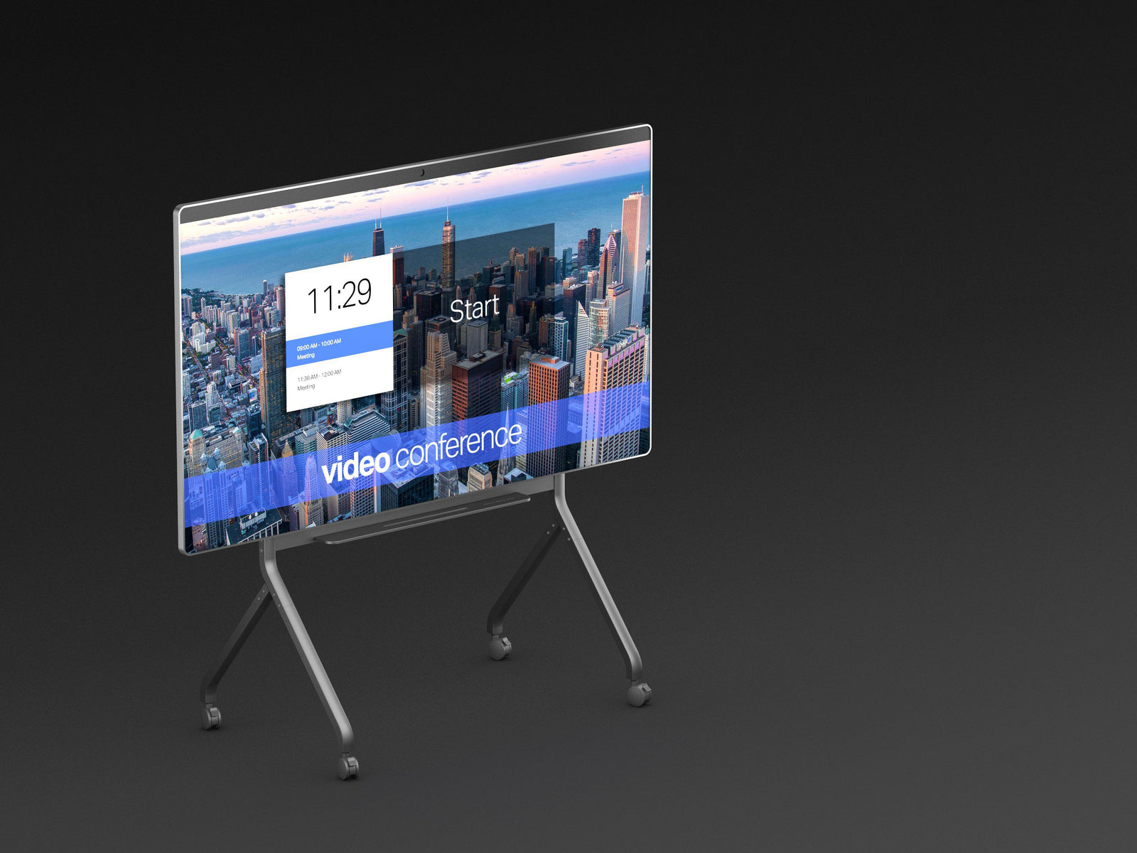 MultiBrackets M Collaboration Floorstand For 65”-100” Screen | 7350105216770 Floor Stand Multibrackets