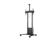 Multibrackets MB6775 Electric Height-Adjustable Display Trolley with Cam Shelf and Cabinet - Up to 42"-100" Screen Motorised Trolley Multibrackets