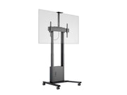 Multibrackets MB6775 Electric Height-Adjustable Display Trolley with Cam Shelf and Cabinet - Up to 42"-100" Screen Motorised Trolley Multibrackets