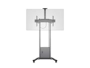 Multibrackets MB6775 Electric Height-Adjustable Display Trolley with Cam Shelf and Cabinet - Up to 42"-100" Screen Motorised Trolley Multibrackets
