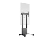 Multibrackets MB6775 Electric Height-Adjustable Display Trolley with Cam Shelf and Cabinet - Up to 42"-100" Screen Motorised Trolley Multibrackets