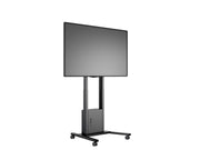 Multibrackets MB6775 Electric Height-Adjustable Display Trolley with Cam Shelf and Cabinet - Up to 42"-100" Screen Motorised Trolley Multibrackets