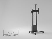 Multibrackets MB6775 Electric Height-Adjustable Display Trolley with Cam Shelf and Cabinet - Up to 42"-100" Screen