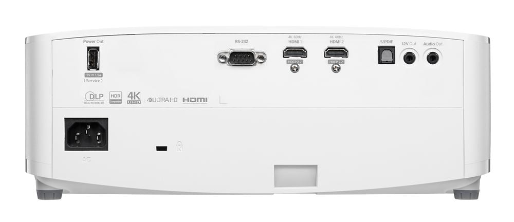 Optoma 4K400STx 4K Ultra HD Short Throw Projector For Classrooms - 4000 Lumens Projector Optoma