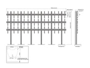 Multibrackets MBF6x3U M Pro Series Video Wall Stand - (43"-65") Floor Stand Multibrackets