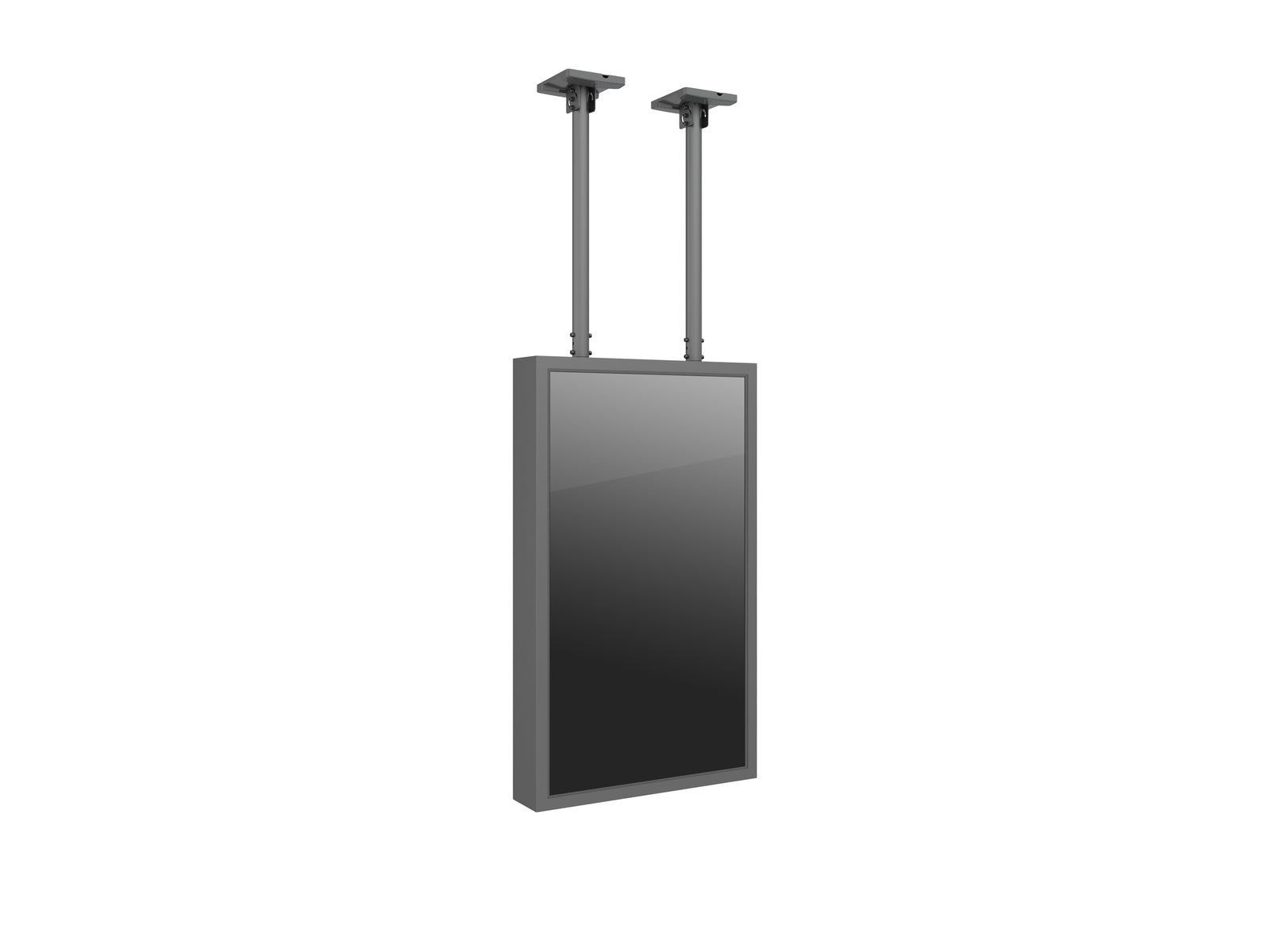 Multibrackets M Pro Series Enclosure 55" Ceiling Mount B2B Medium Black Signage Display Enclosures Multibrackets