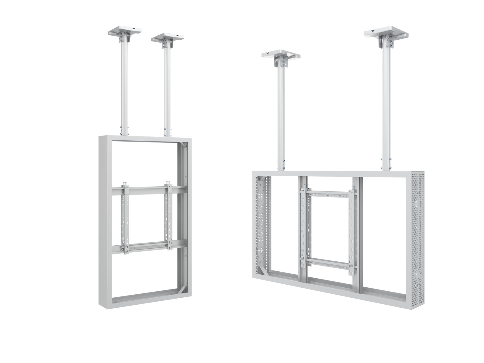 Multibrackets M Pro Series Enclosure 55" Ceiling Mount B2B Medium White Signage Display Enclosures Multibrackets