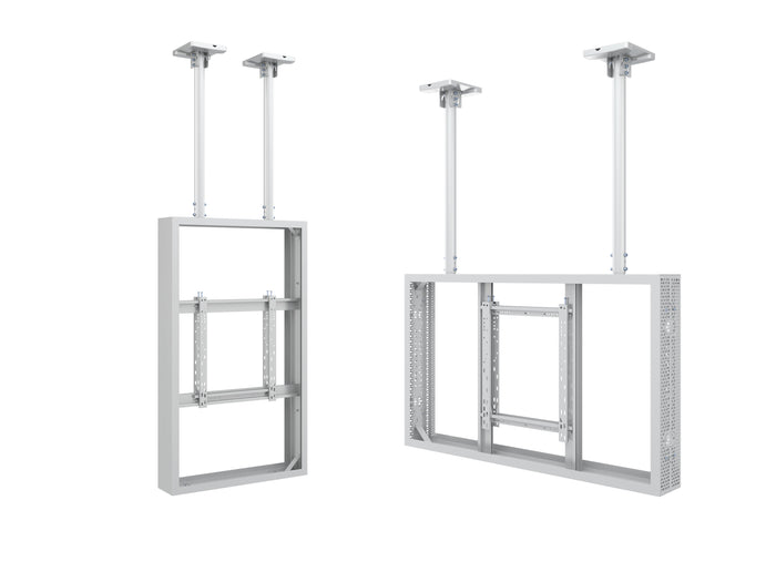 Multibrackets M Pro Series Enclosure 55" Ceiling Mount B2B Medium White Signage Display Enclosures Multibrackets