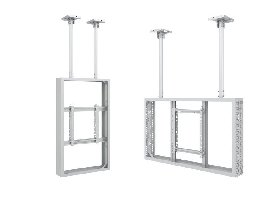 Multibrackets M Pro Series Enclosure 55" Ceiling Mount B2B Medium White Signage Display Enclosures Multibrackets