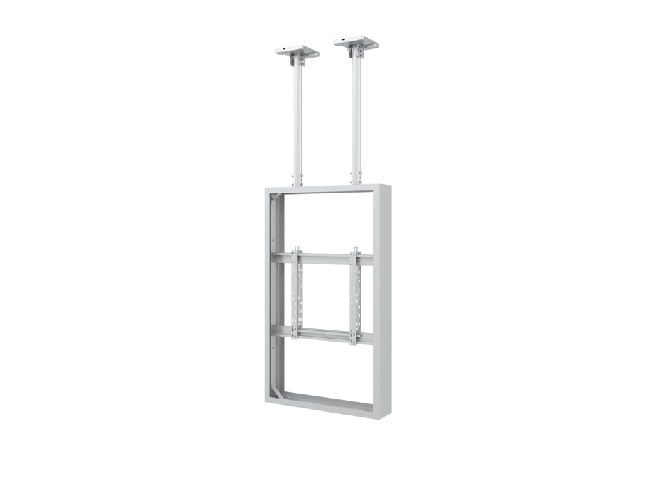 Multibrackets M Pro Series Enclosure 55" Ceiling Mount B2B Medium White Signage Display Enclosures Multibrackets