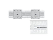Multibrackets M Pro Series Enclosure 55" Ceiling Mount B2B Medium White Signage Display Enclosures Multibrackets