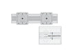 Multibrackets M Pro Series Enclosure 55" Ceiling Mount B2B Medium White Signage Display Enclosures Multibrackets