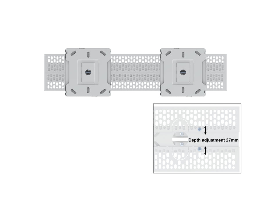 Multibrackets M Pro Series Enclosure 55" Ceiling Mount B2B Medium White Signage Display Enclosures Multibrackets