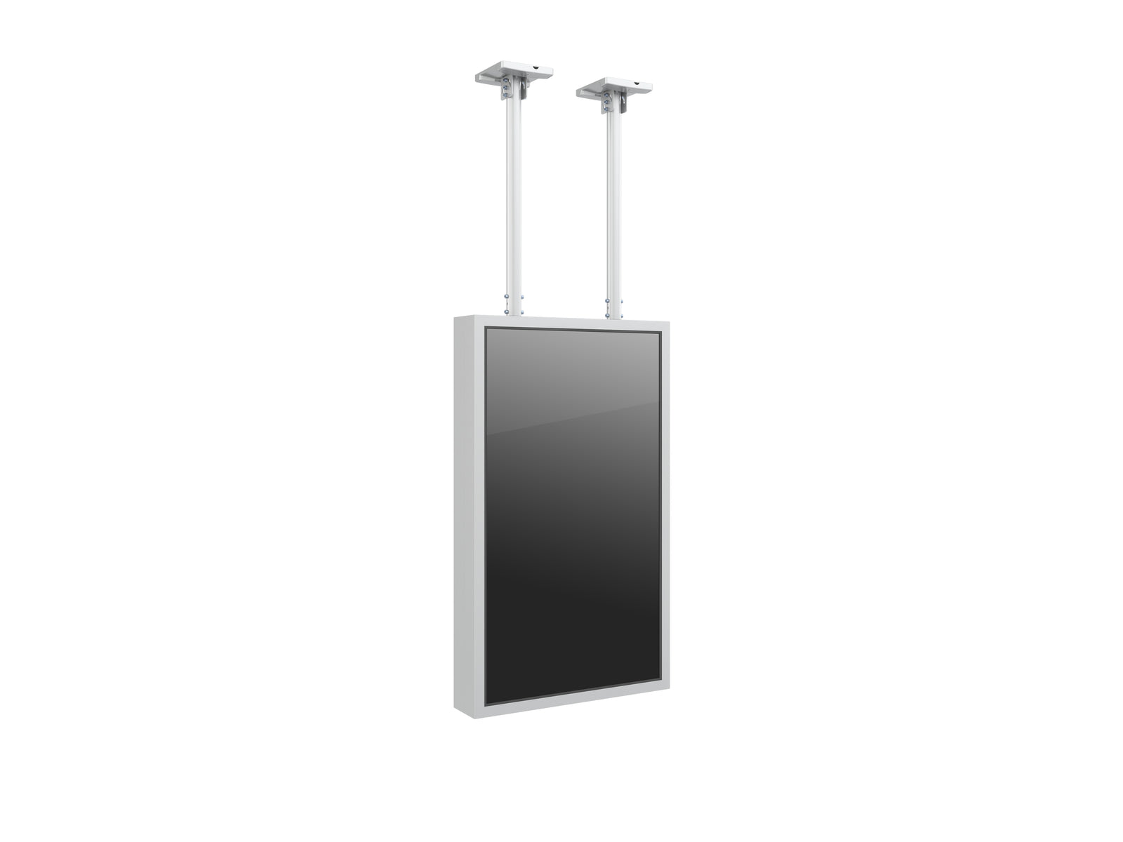 Multibrackets M Pro Series Enclosure 55" Ceiling Mount B2B Medium White Signage Display Enclosures Multibrackets