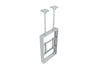 Multibrackets M Pro Series Enclosure 55" Ceiling Mount B2B Medium White Signage Display Enclosures Multibrackets