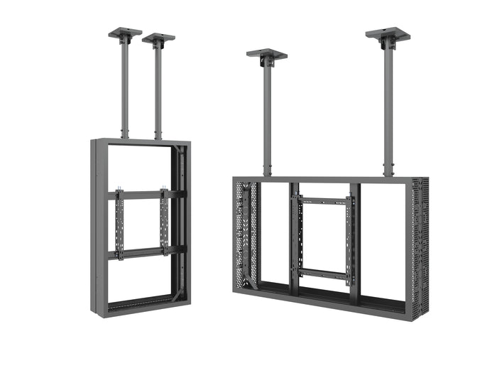 Multibrackets M Pro Series Enclosure 55" B2B High Brightness Wall Medium Black Signage Display Enclosures Multibrackets