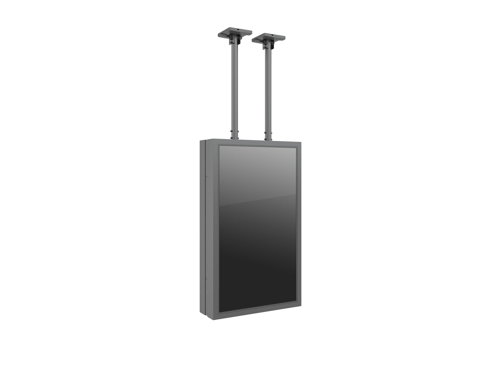 Multibrackets M Pro Series Enclosure 55" B2B High Brightness Wall Medium Black Signage Display Enclosures Multibrackets