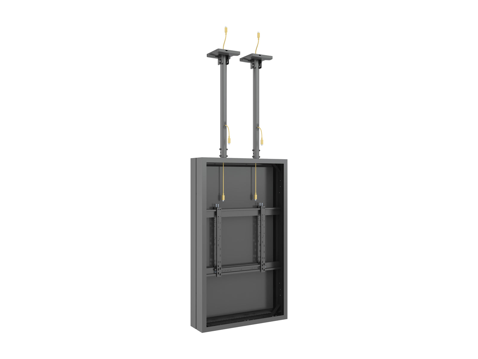 Multibrackets M Pro Series Enclosure 55" B2B High Brightness Wall Medium Black Signage Display Enclosures Multibrackets